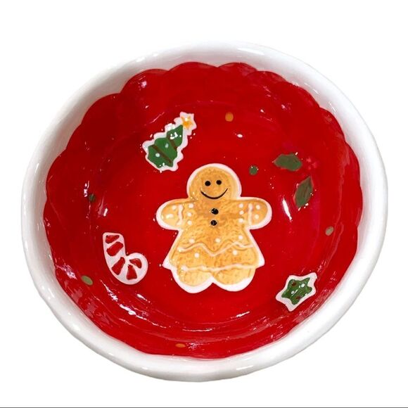 NEW Potter’s Studio Gingerbread Severing Plate & Bowl Sets - Picture 3 of 6